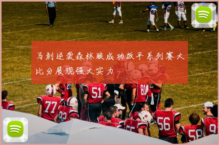 马刺逆袭森林狼成功扳平系列赛大比分展现强大实力